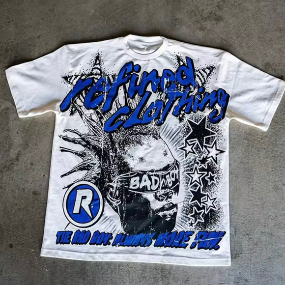 Bad Boy Graphic Print Cotton T-Shirt casual and comfortable suitable - Picture 1 of 1